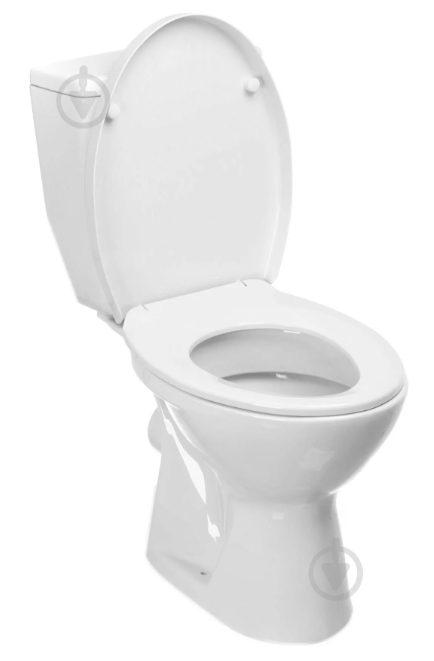 Унітаз-компакт Cersanit 766 IVA 011 3/6 з поліпропіленовим сидінням з металевими кріпленнями